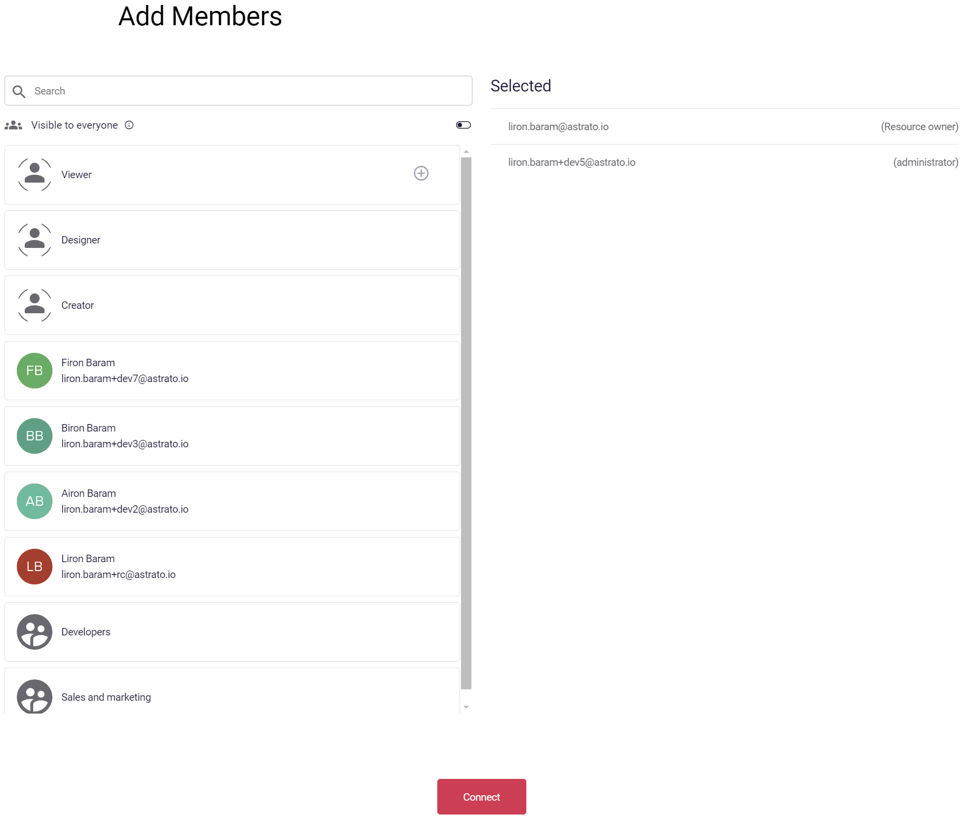 Astrato подключение к ClickHouse User Access