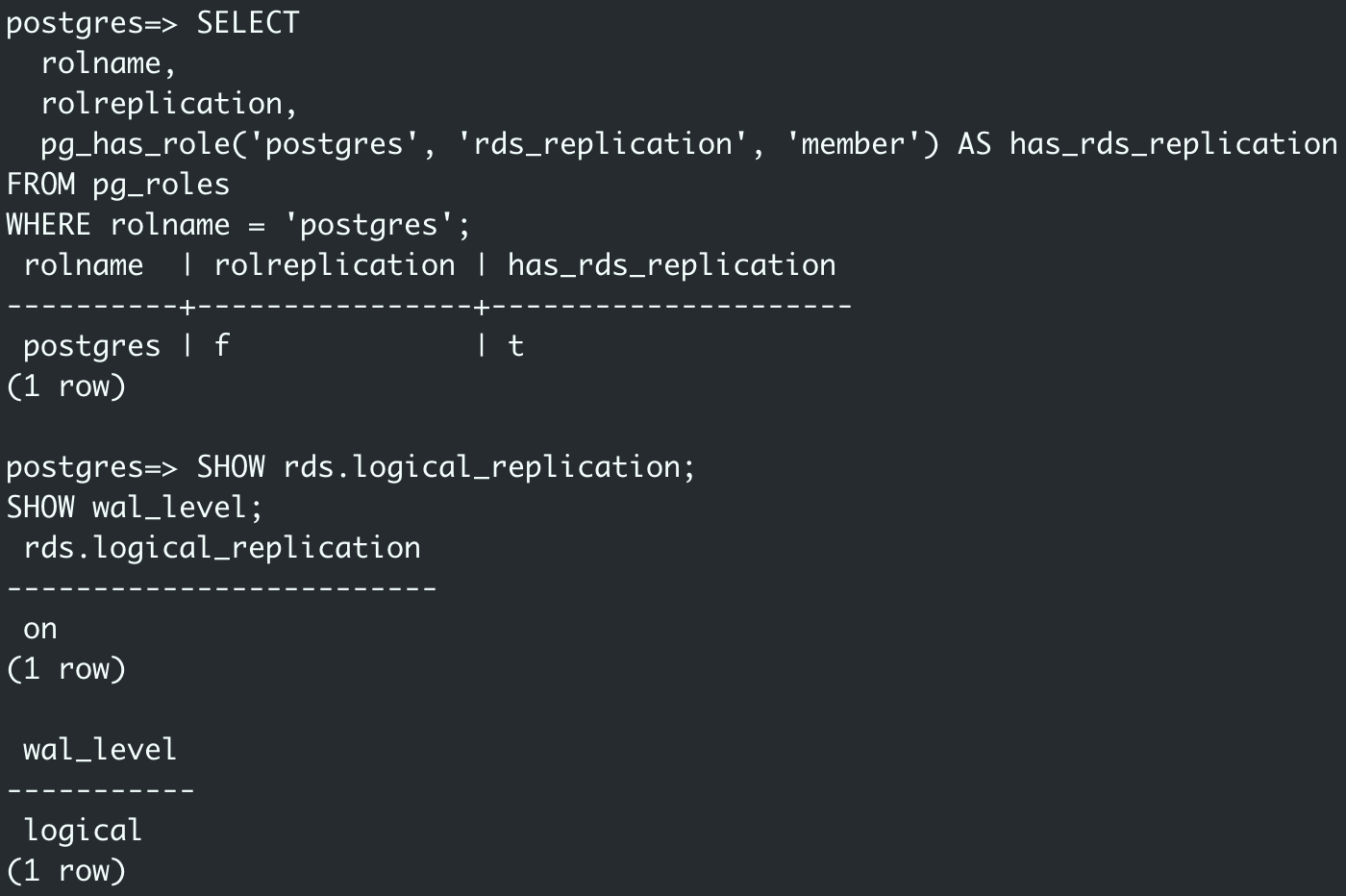Настройка репликации исходной базы данных PostgreSQL